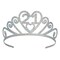 Beistle Club Pack of 6 Silver Glitter Encrusted Metal "21" Princess Tiara Costume Accessories